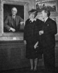 Mrs.Roosevelt ogJohan Waldemar de Rehling-Quistgaard